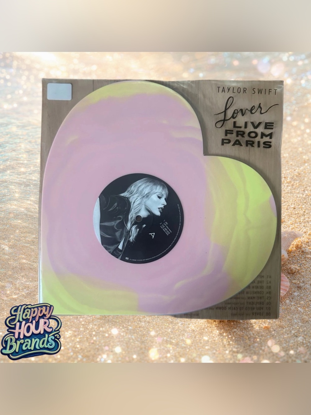 Taylor Swift - Lover Live From Paris Limited Heart Shaped Vinyl 2025 In Hand